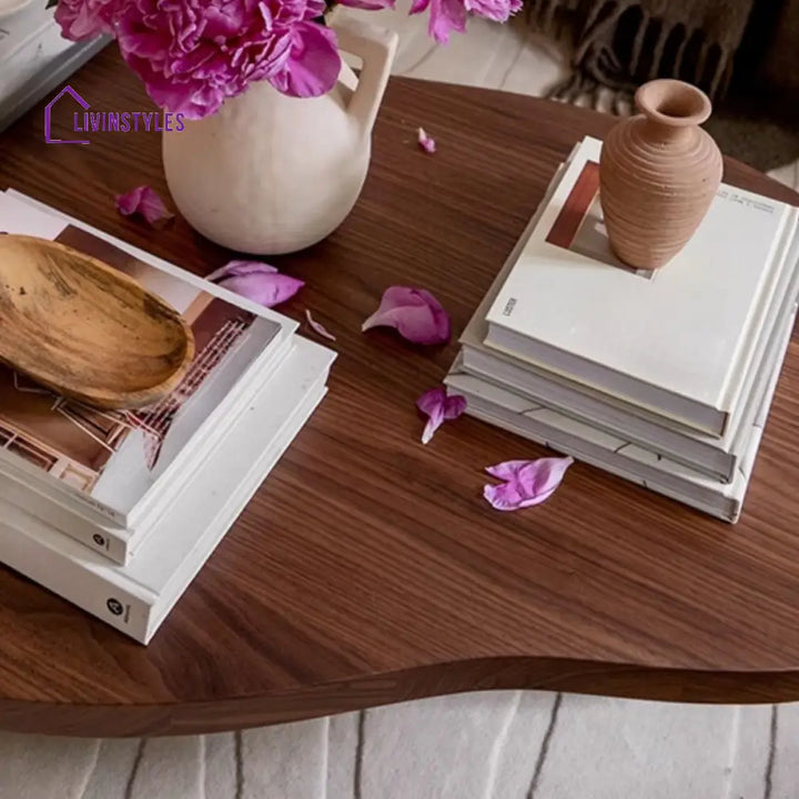 Falak Solid Wood Coffee Table for Living Room