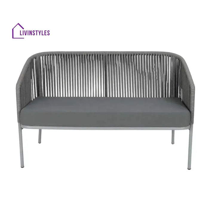 Falguni Outdoor 4 Piece Modern Woven Rope Sofa Set - Sofa Set