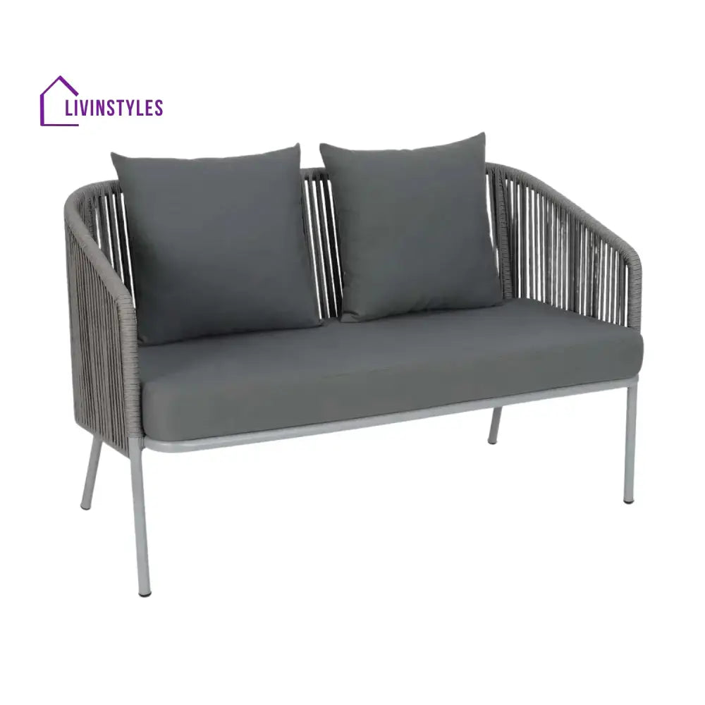 Falguni Outdoor 4 Piece Modern Woven Rope Sofa Set - Sofa Set