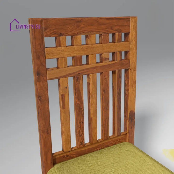 Falguni Sheesham Wood Dining Table Set (6 seater) In Light Honey table