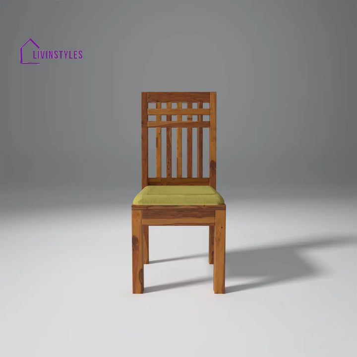 Falguni Sheesham Wood Dining Table Set (6 seater) In Light Honey table