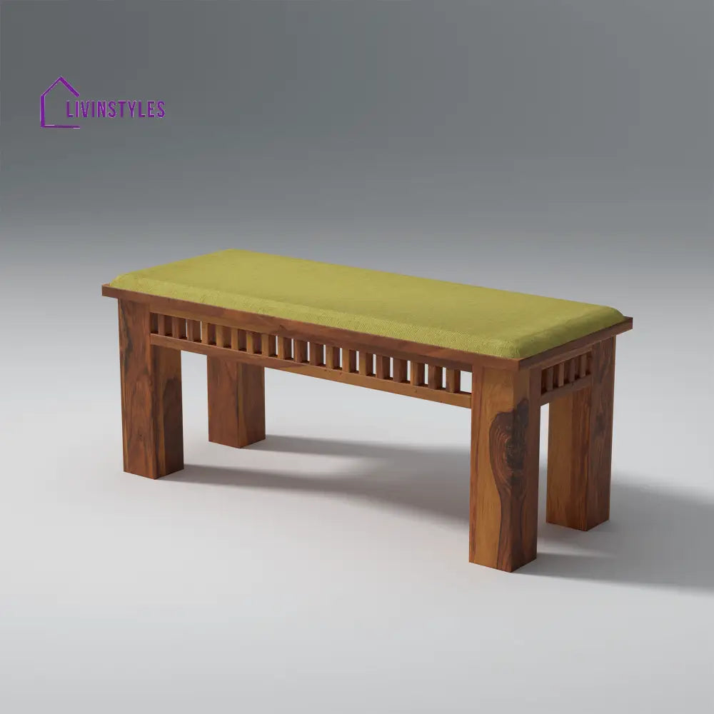 Falguni Sheesham Wood Dining Table Set (6 seater) In Light Honey table