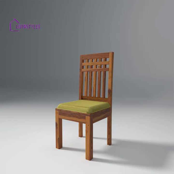 Falguni Sheesham Wood Dining Table Set (6 seater) In Light Honey table