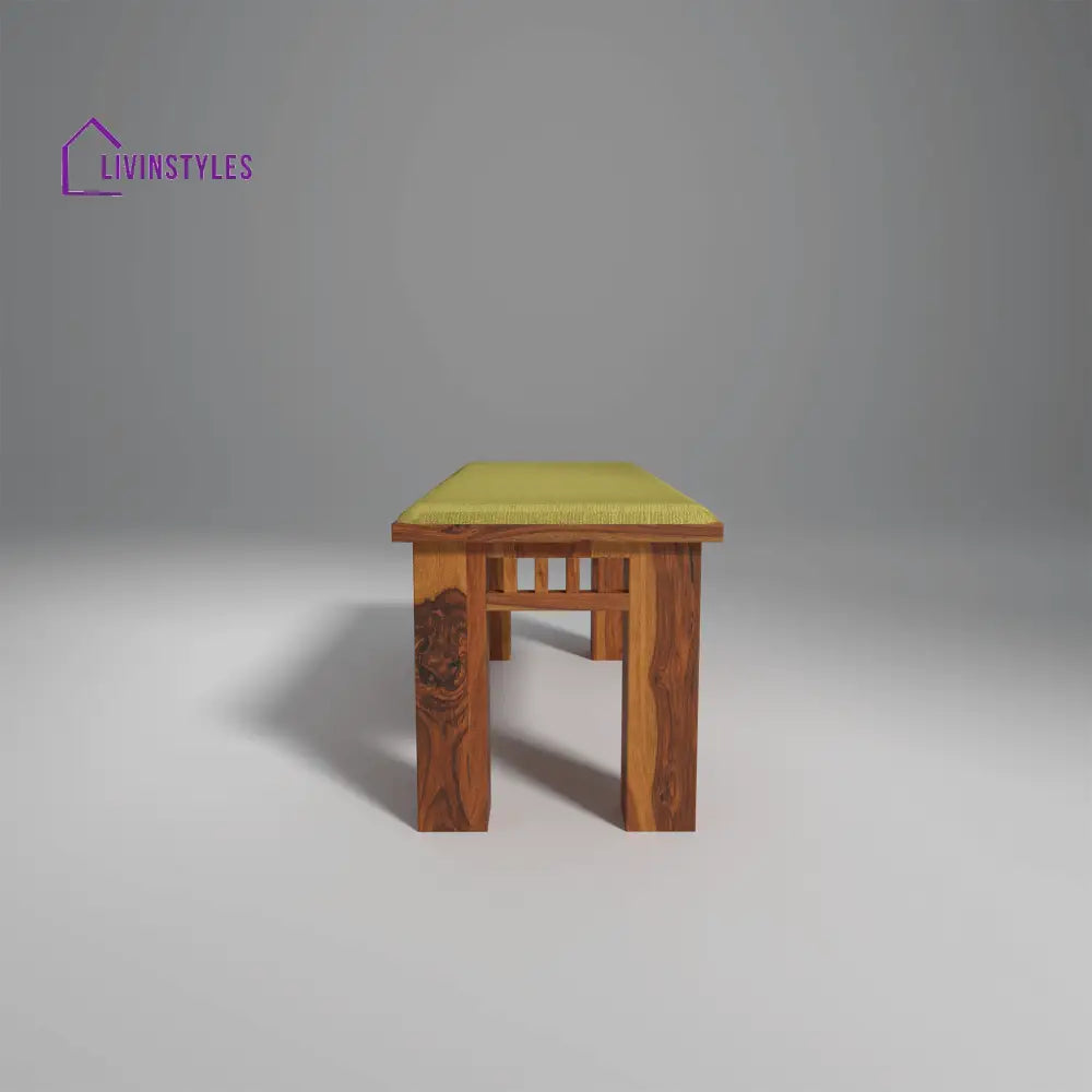 Falguni Sheesham Wood Dining Table Set (6 seater) In Light Honey table