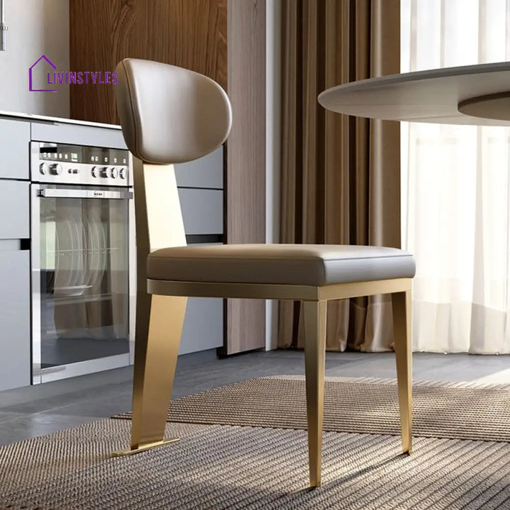 Falisha Metal Dining Chair | Stainless Steel