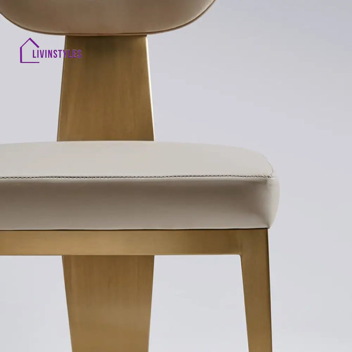 Falisha Metal Dining Chair | Stainless Steel