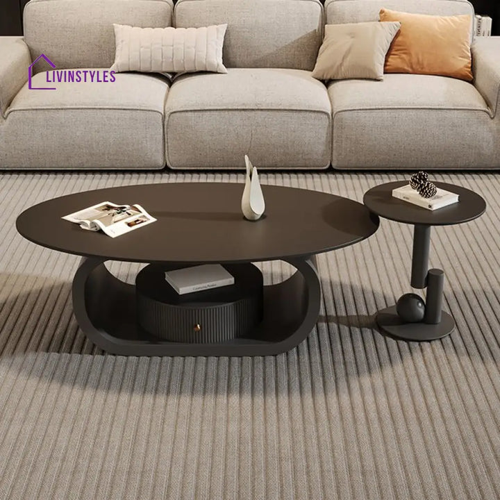 Falisha Stainless Steel Coffee Table for Living Room