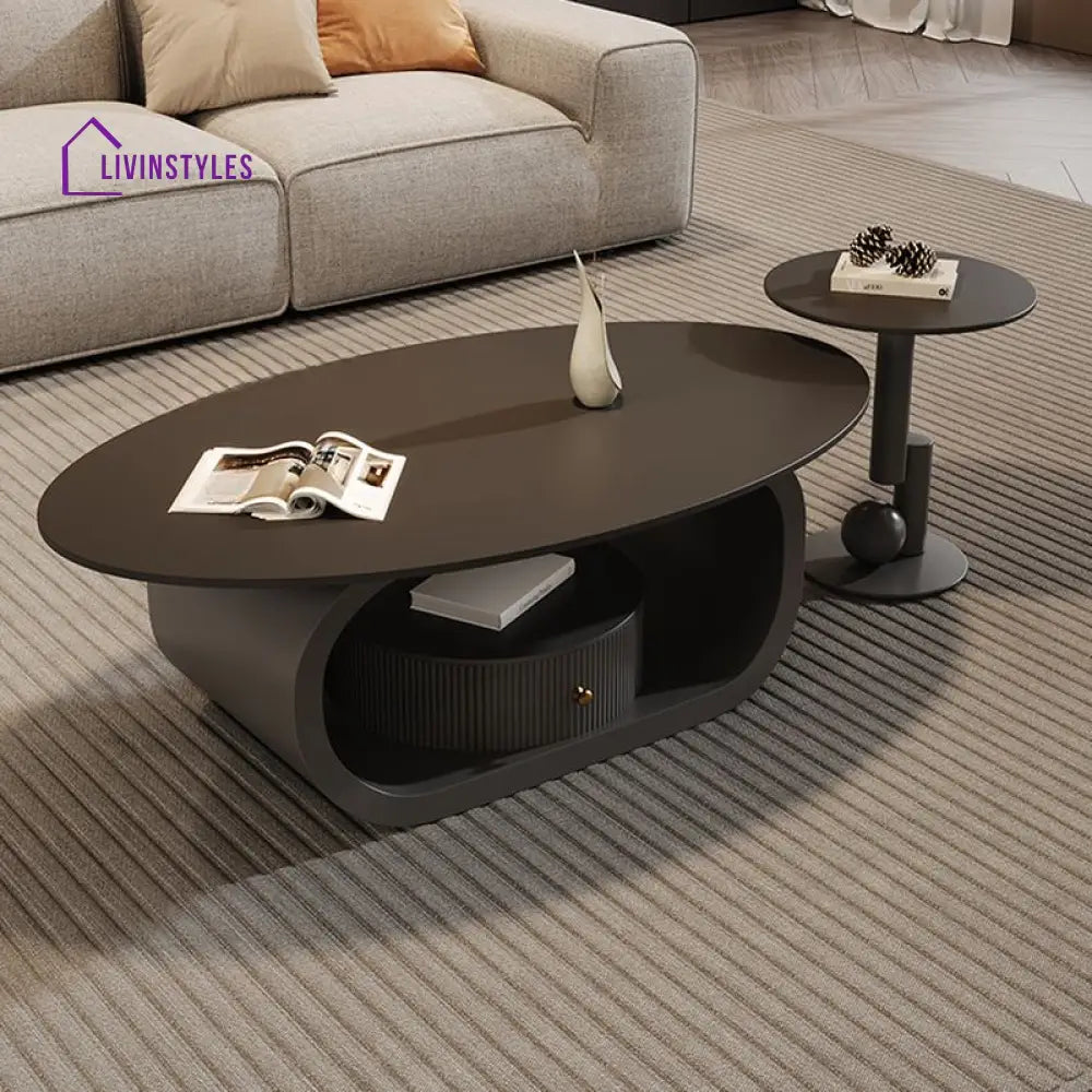 Falisha Stainless Steel Coffee Table for Living Room