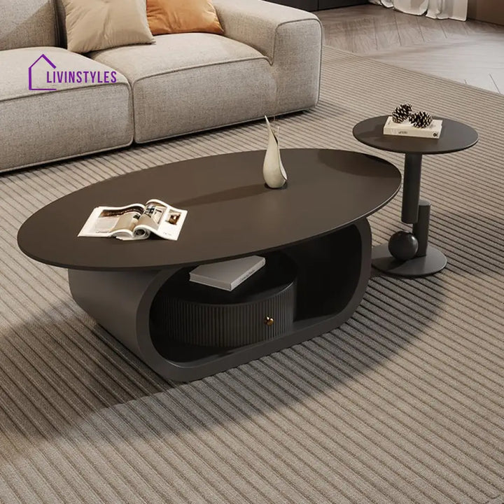 Falisha Stainless Steel Coffee Table for Living Room