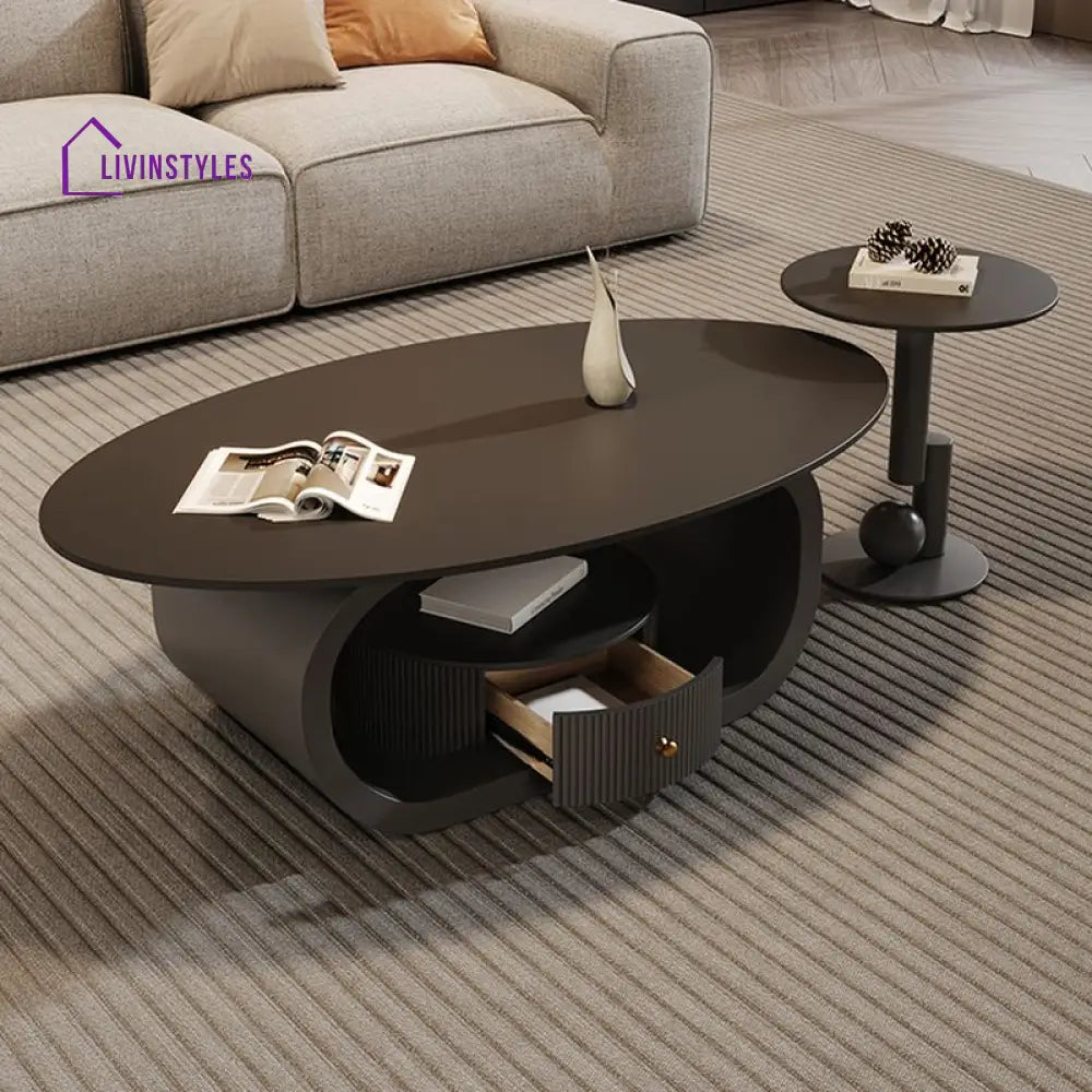 Falisha Stainless Steel Coffee Table for Living Room