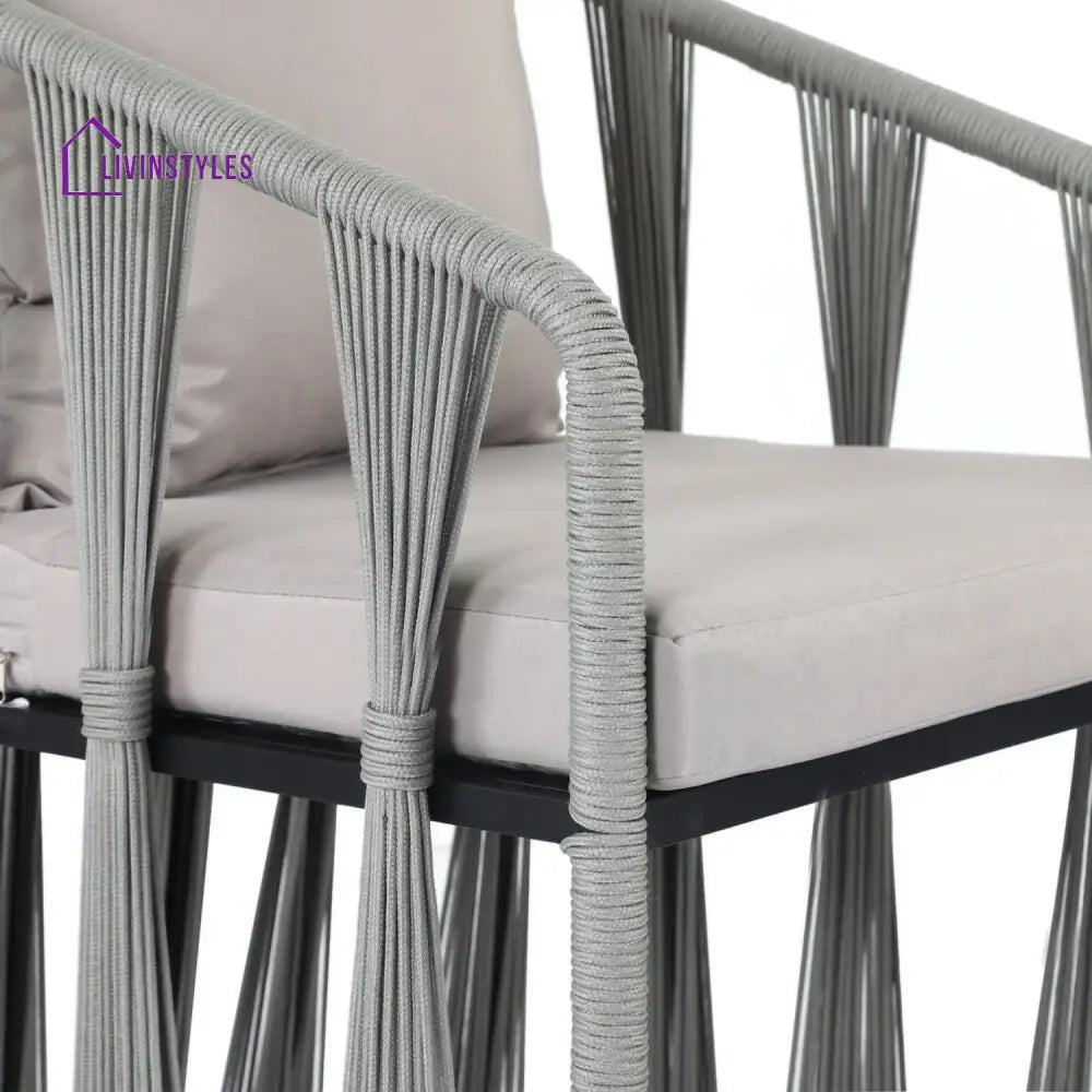 Fallon Outdoor Rope 3-Piece Patio Set - Patio Set