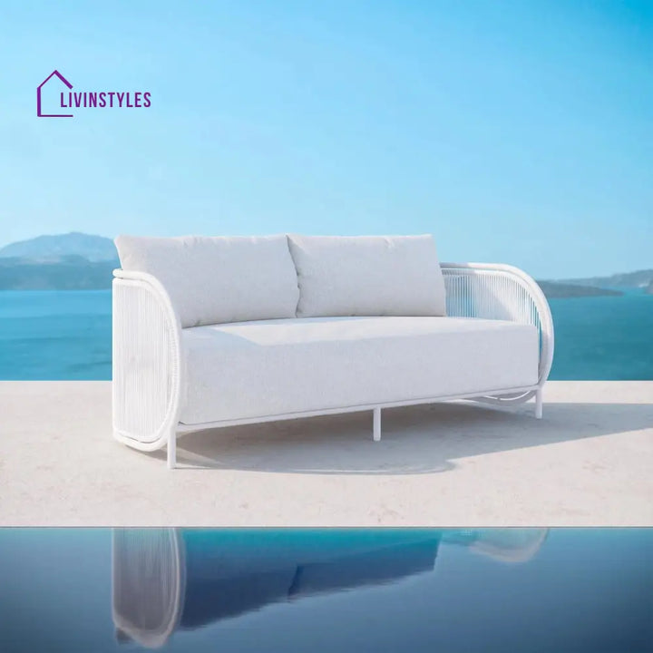Farah Metal And Rope Outdoor Sofa Set