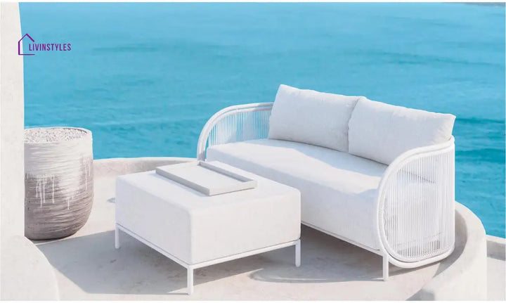 Farah Metal And Rope Outdoor Sofa Set