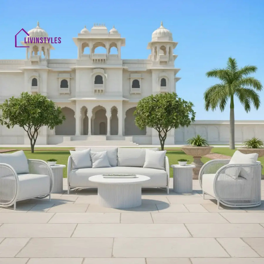 Farah Metal And Rope Outdoor Sofa Set