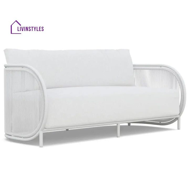 Farah Metal And Rope Outdoor Sofa Set