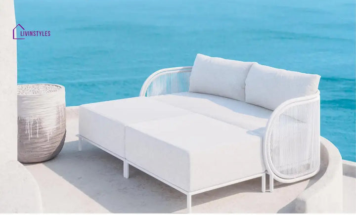 Farah Metal And Rope Outdoor Sofa Set