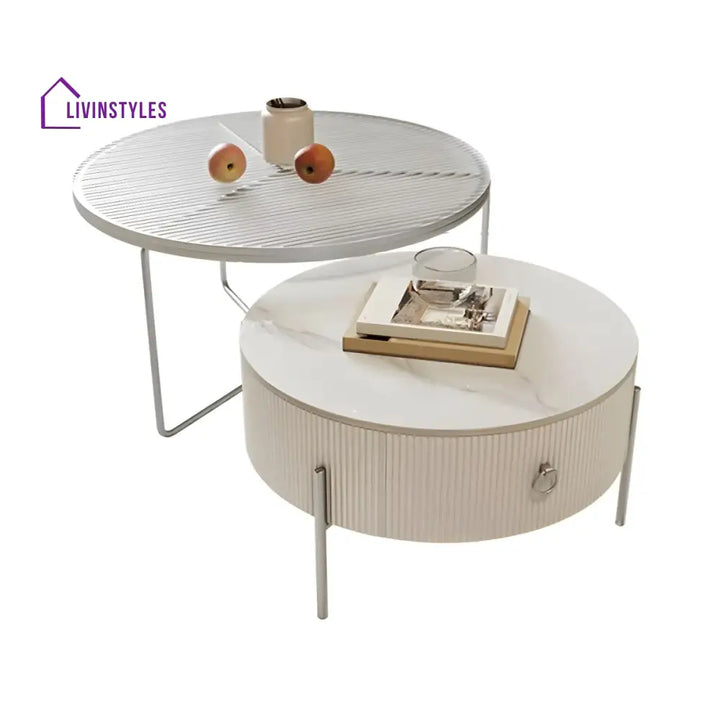 Fariya Stainless Steel Coffee Table for Living Room