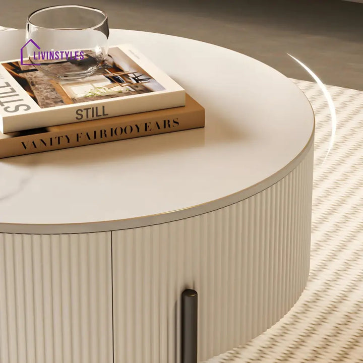 Fariya Stainless Steel Coffee Table for Living Room