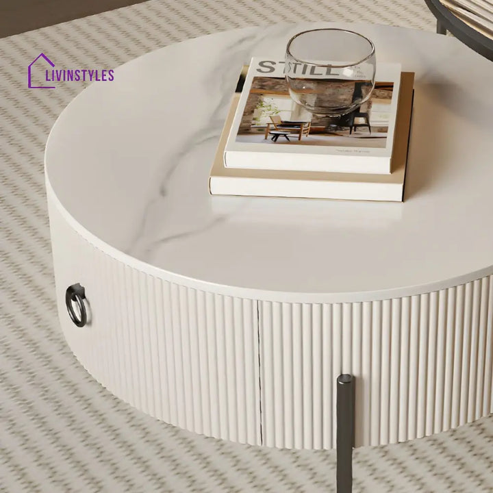 Fariya Stainless Steel Coffee Table for Living Room