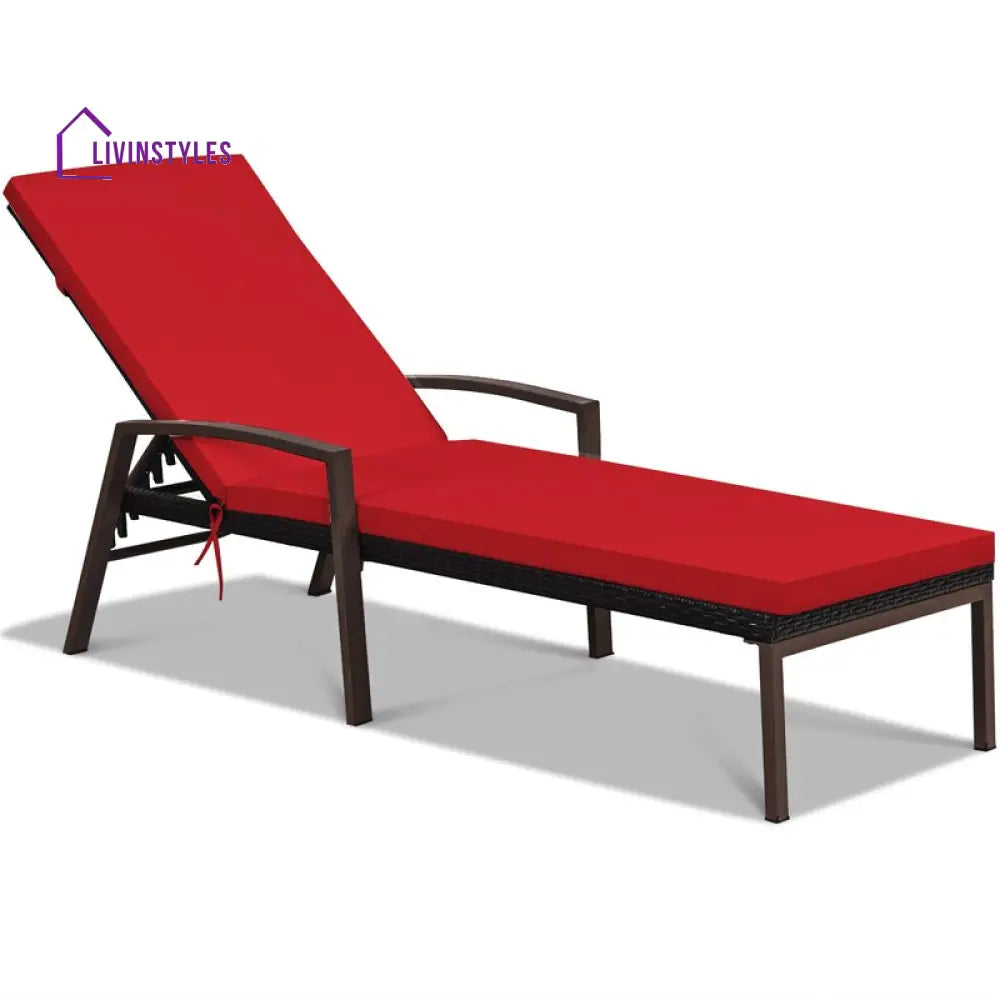 Faro Outdoor Swimming Poolside Lounger Set of 2 (Black) - Loungers