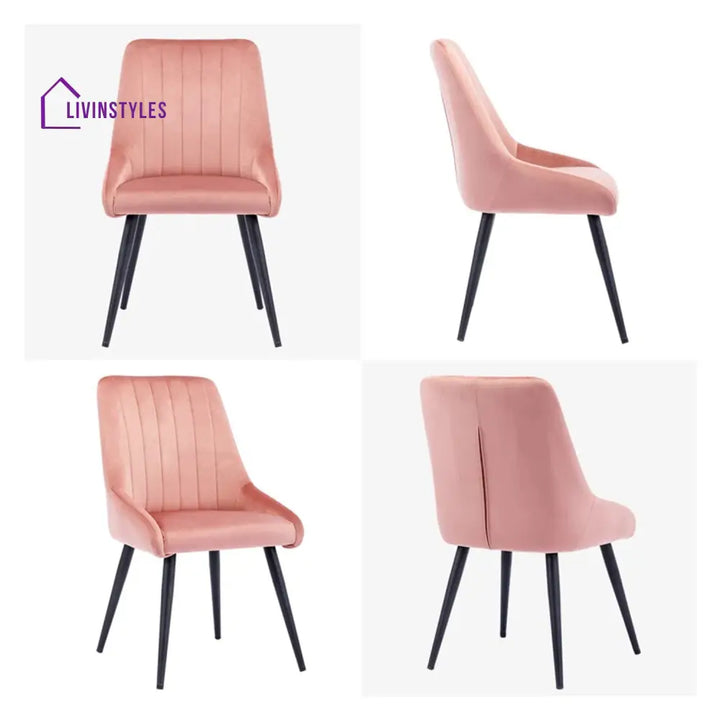 Faux Leather Dining Chair Tan Furniture