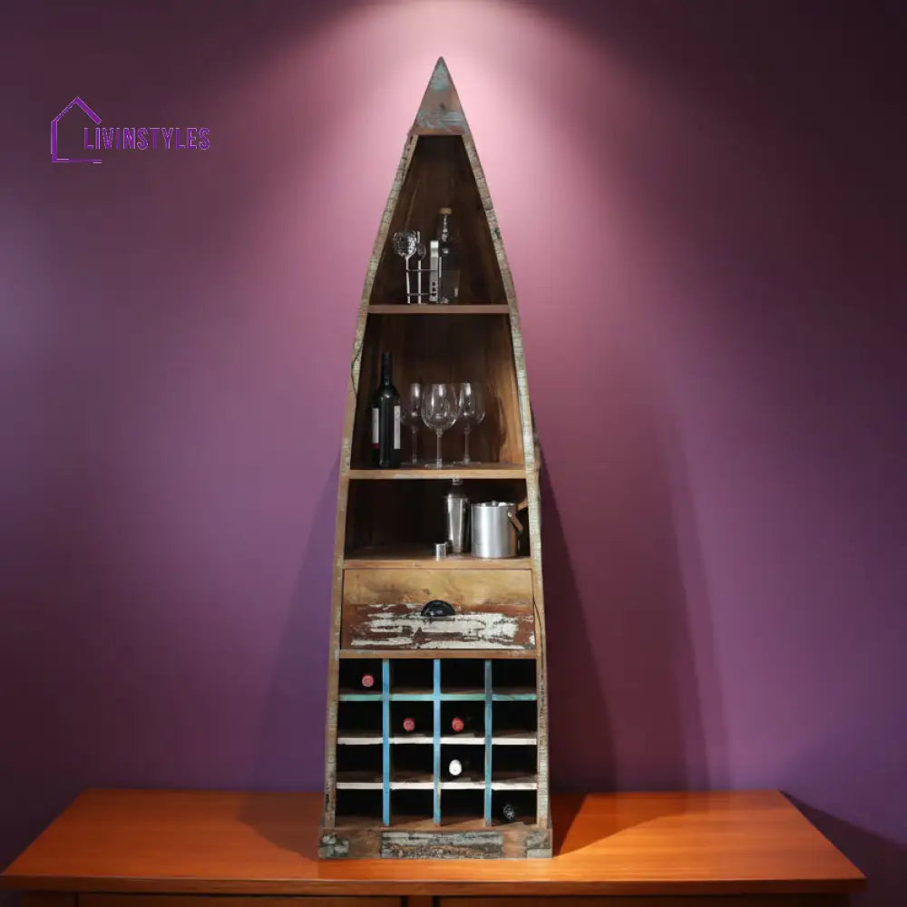 Fedir Mango Wood Bar Cabinet