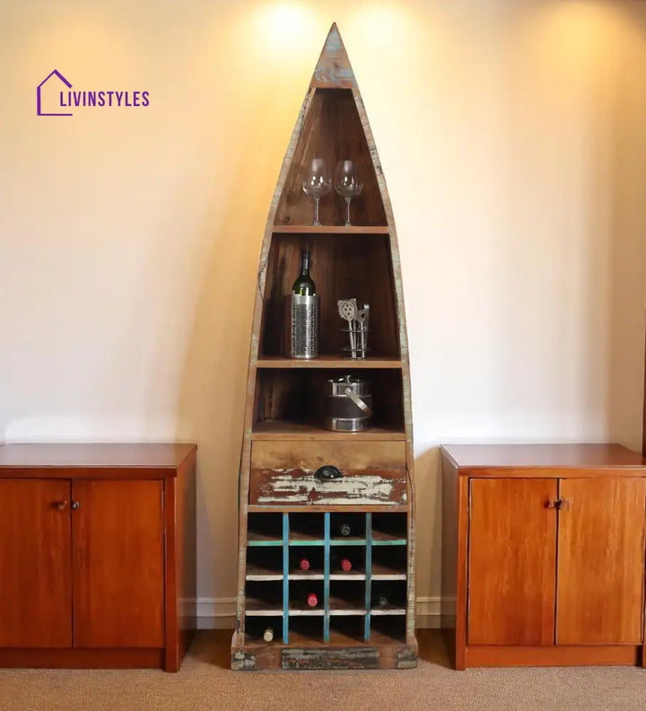Fedir Mango Wood Bar Cabinet