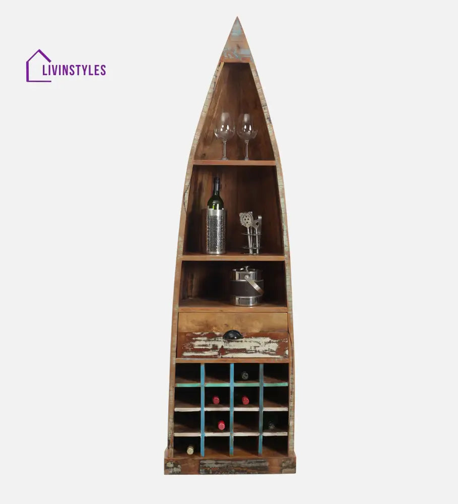 Fedir Mango Wood Bar Cabinet