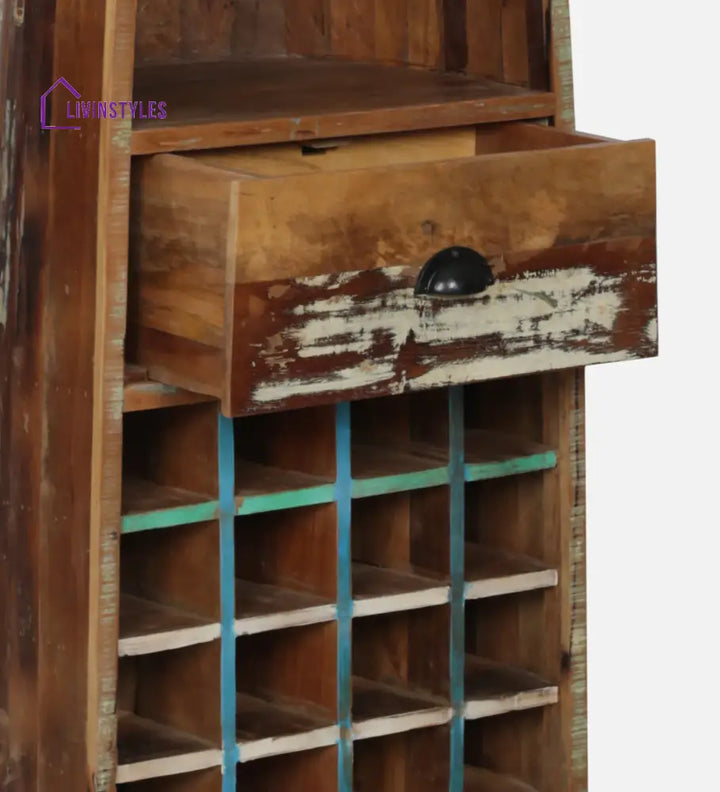 Fedir Mango Wood Bar Cabinet