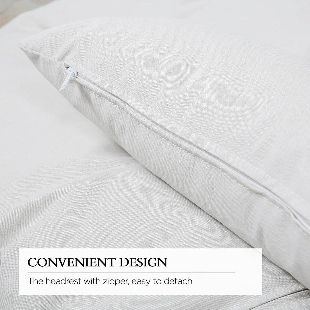 Benley Single Seater Hanging Swing Without Stand For Balcony , Garden Swing (White)