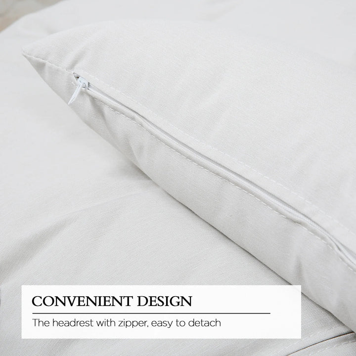 Benley Single Seater Hanging Swing Without Stand For Balcony , Garden Swing (White)