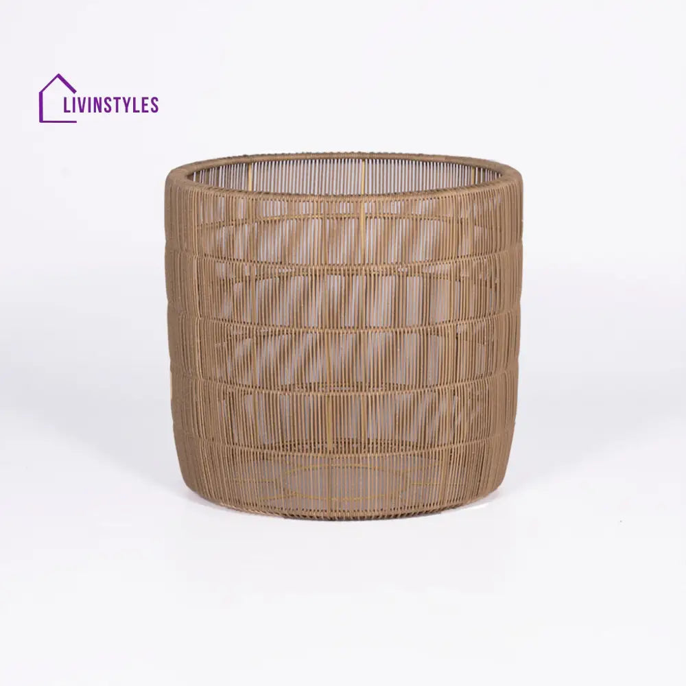 Félix Outdoor Wicker Planters For Garden Balcony - Brown - Planter