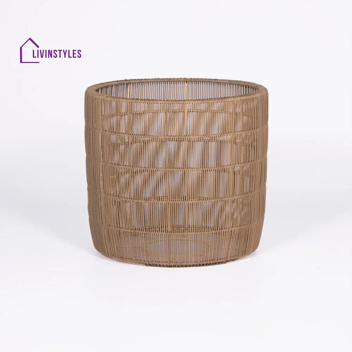 Félix Outdoor Wicker Planters For Garden Balcony - Brown - Planter