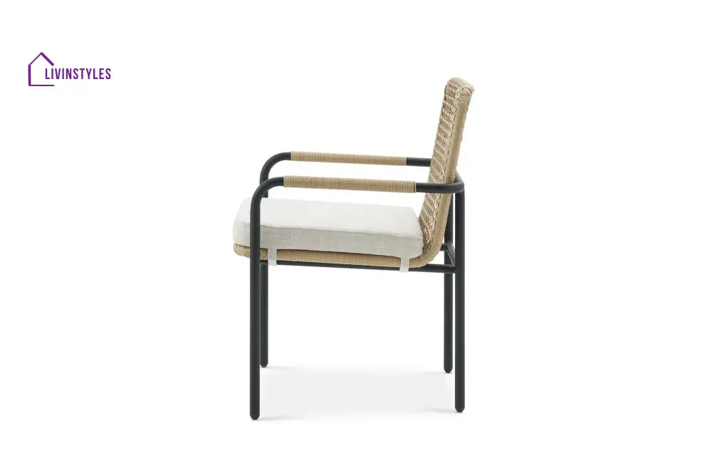 Femia Outdoor Patio Seating Set 2 Chairs Set (Honey) - Coffee Table Sets