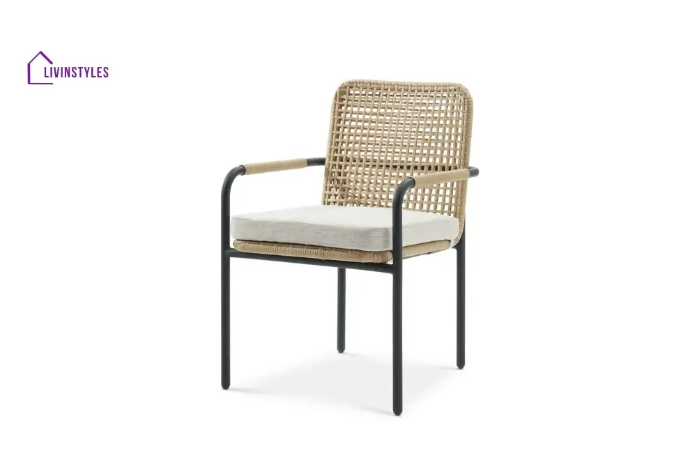 Femia Outdoor Patio Seating Set 2 Chairs Set (Honey) - Coffee Table Sets
