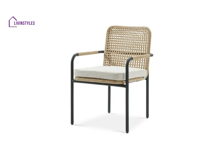 Femia Outdoor Patio Seating Set 2 Chairs Set (Honey) - Coffee Table Sets