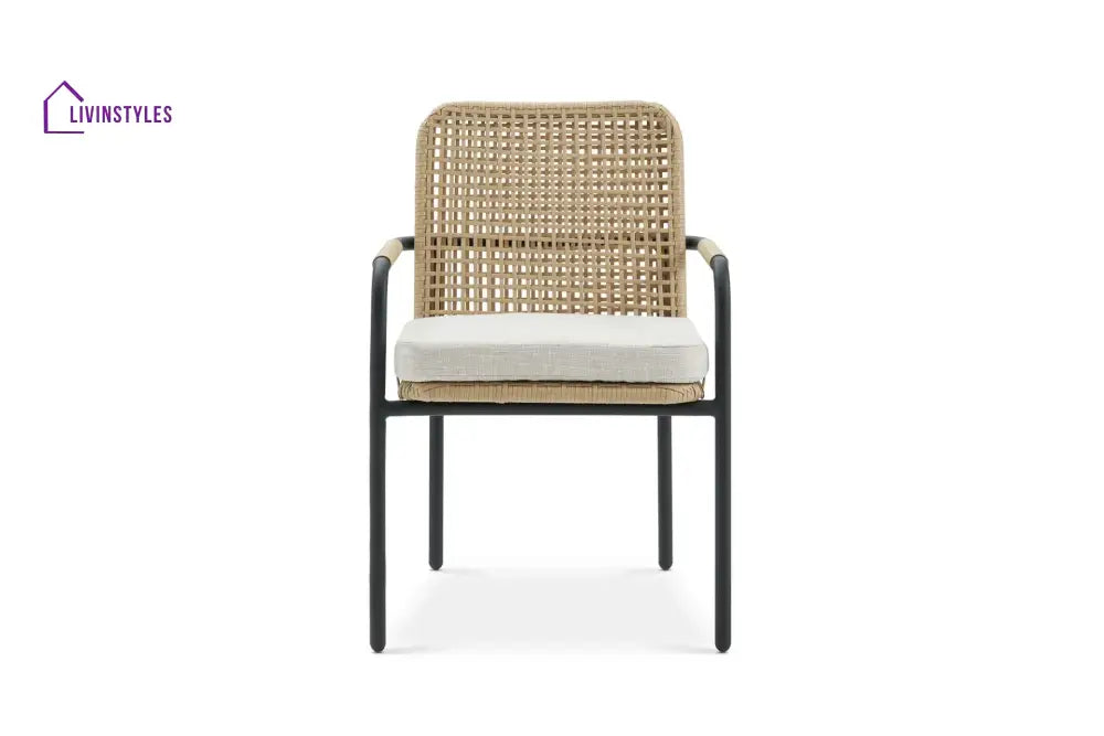 Femia Outdoor Patio Seating Set 2 Chairs Set (Honey) - Coffee Table Sets