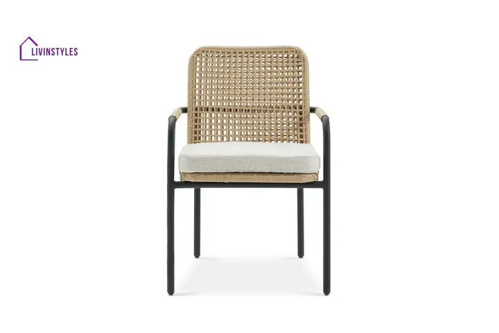 Femia Outdoor Patio Seating Set 2 Chairs Set (Honey) - Coffee Table Sets
