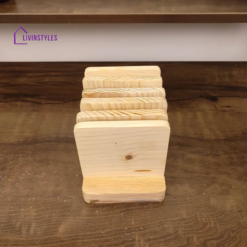 Fence Wooden Coaster Set Coasters