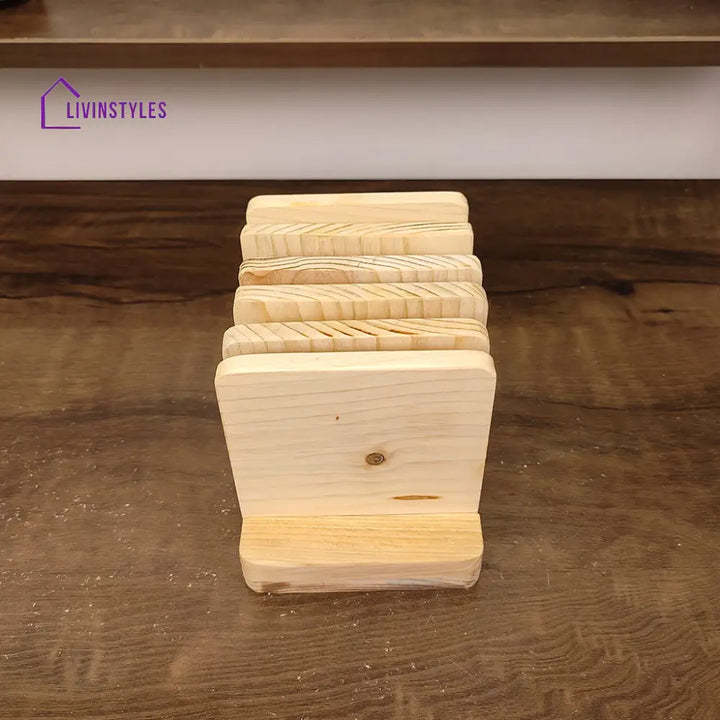 Fence Wooden Coaster Set Coasters