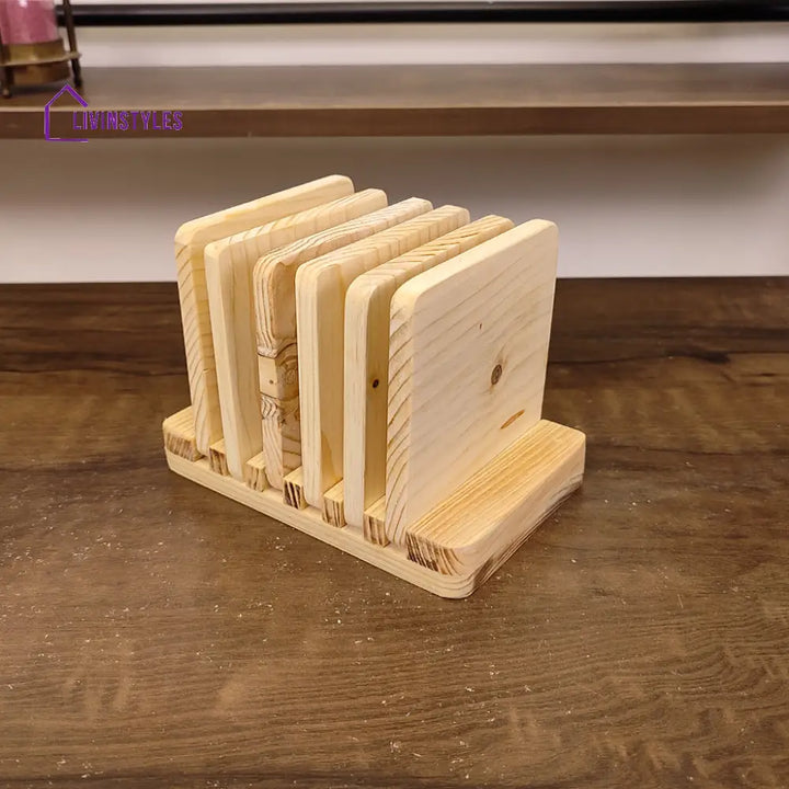 Fence Wooden Coaster Set Coasters