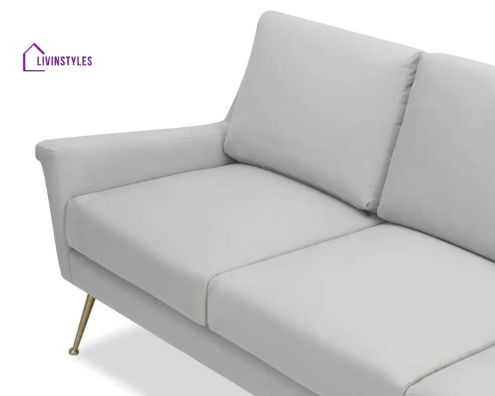 Feodosia 3 Seater Sofa - White Colour Living
