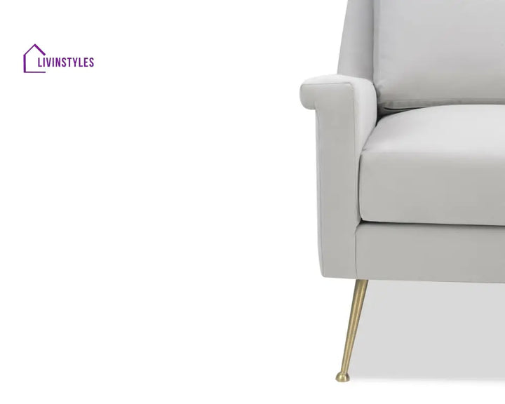 Feodosia 3 Seater Sofa - White Colour Living