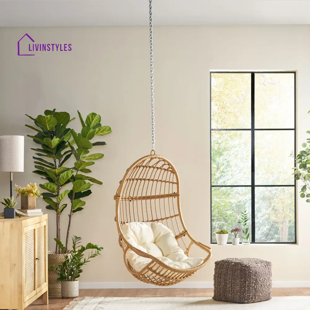Fernán Single Seater Hanging Swing Without Stand For Balcony Garden Swing - Swings