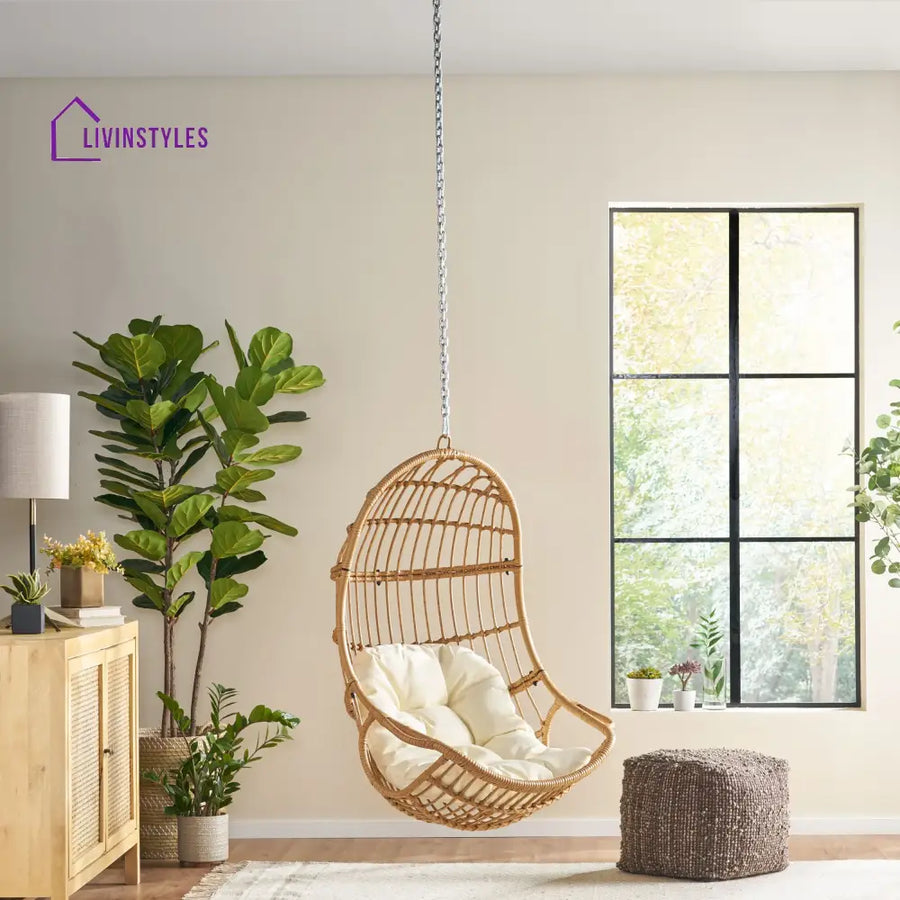 Fernán Single Seater Hanging Swing Without Stand For Balcony Garden Swing - Swings