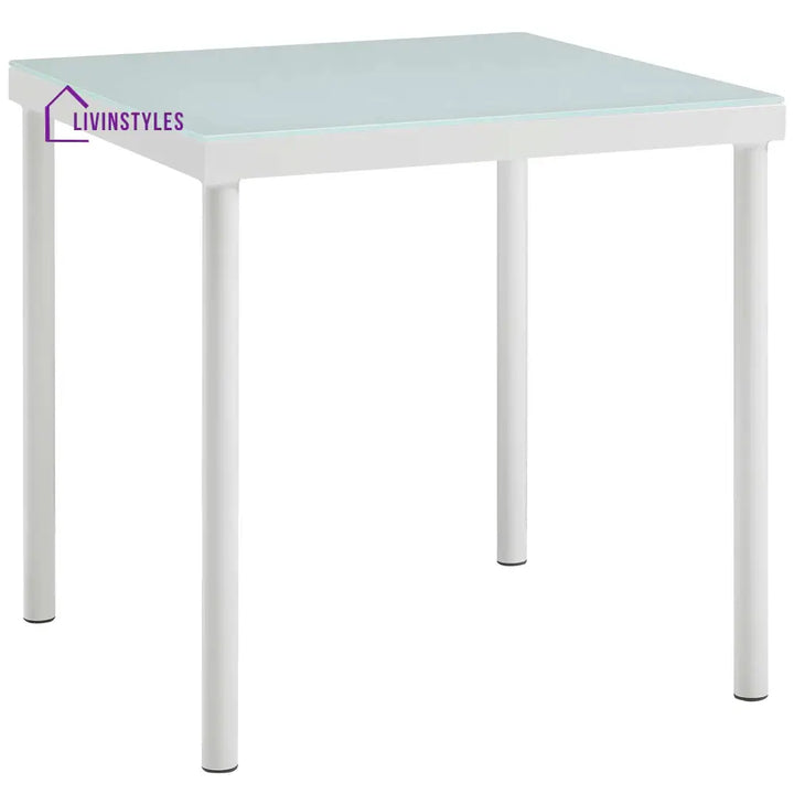 Finds Outdoor Patio Seating Set 2 Chairs and 1 Table Set (White) Braided & Rope - Coffee Table Sets