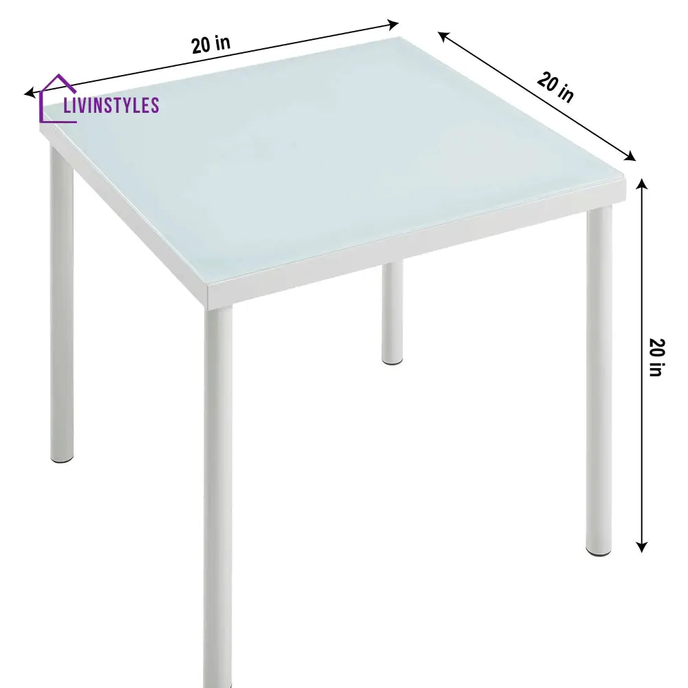Finds Outdoor Patio Seating Set 2 Chairs and 1 Table Set (White) Braided & Rope - Coffee Table Sets