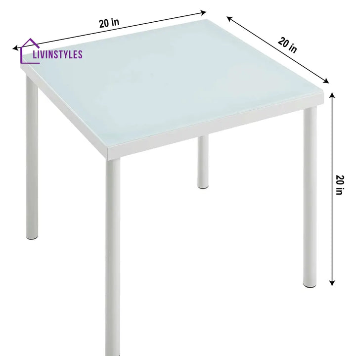 Finds Outdoor Patio Seating Set 2 Chairs and 1 Table Set (White) Braided & Rope - Coffee Table Sets