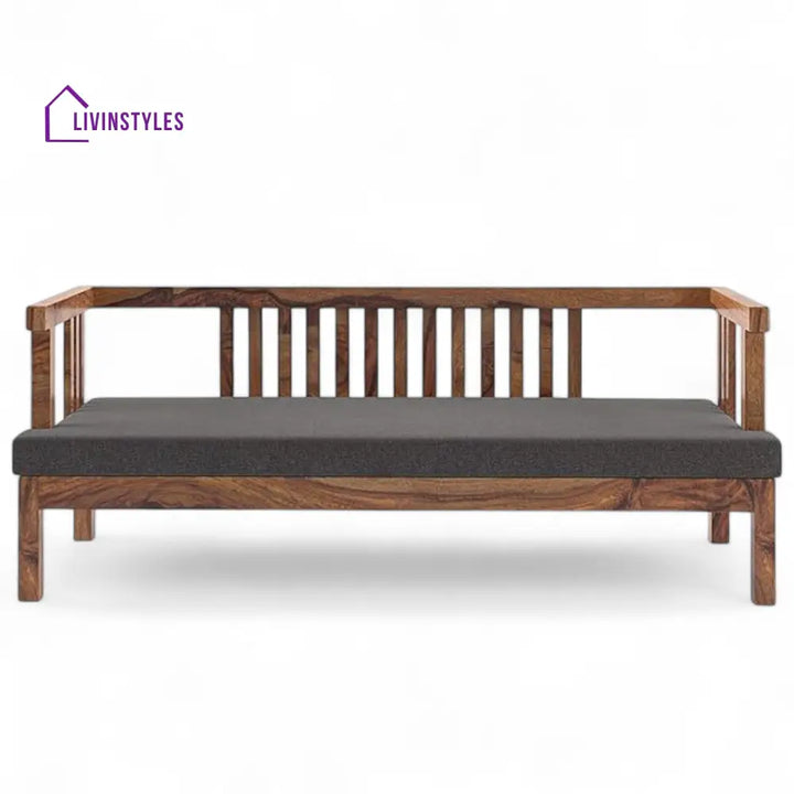 Finn Diwan Bed in Grey Teak