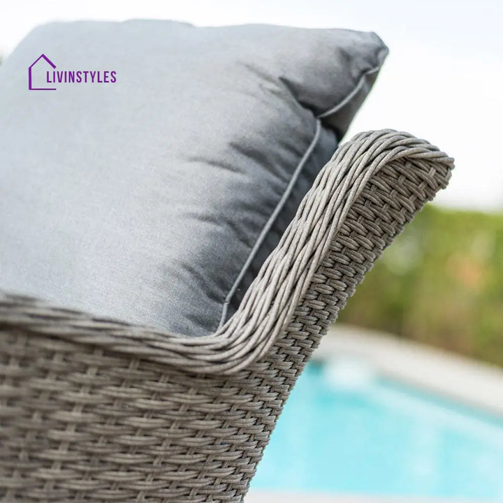 Fiorentino Outdoor Sofa Set 2 Seater 2 Single seater and 1 Center Table (Grey) - Sofa Sets